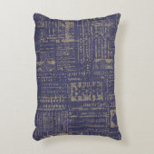 モダン抽象芸術、サーコンテンポラリーフェスパターンdesi アクセントクッション (正面(垂直))