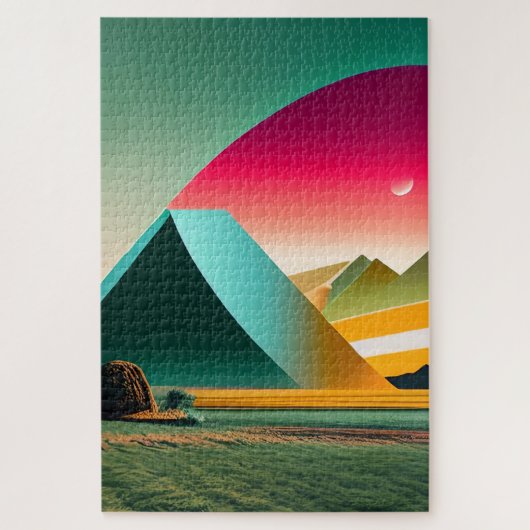 モダン抽象芸術 ジグソーパズル (縦)