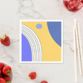 モダン抽象芸術 スタンダードカクテルナプキン (インサイチュ)