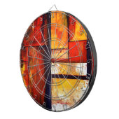 モダン抽象芸術 ダーツボード (正面右)
