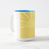 モダン抽象芸術 ツートーンマグカップ (正面左)