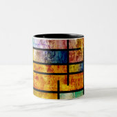 モダン抽象芸術 ツートーンマグカップ (中央)