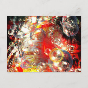 モダン抽象芸術・デジタル・アート ポストカード