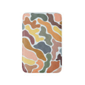 モダン抽象芸術、トーン自然イラストレーション。 バスマット (正面縦)