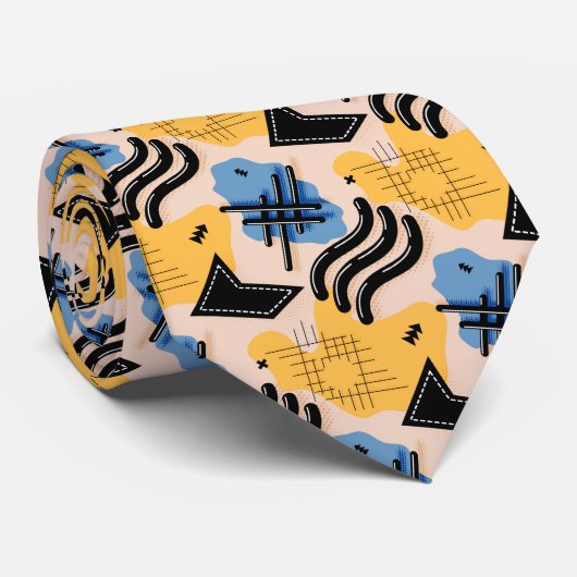 モダン抽象芸術 ネクタイ (ロール)