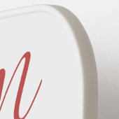 モダン抽象芸術「ハート」デザインピックボールパドル ピックルボールラケット (左詳細)