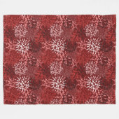 モダン抽象芸術 フリースブランケット (正面(横))