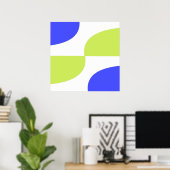 モダン抽象芸術 ポスター (ホームオフィス)