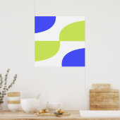 モダン抽象芸術 ポスター (キッチン)