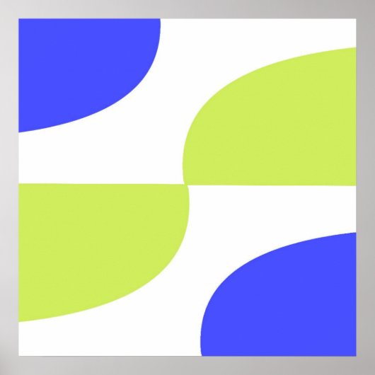 モダン抽象芸術 ポスター (正面)