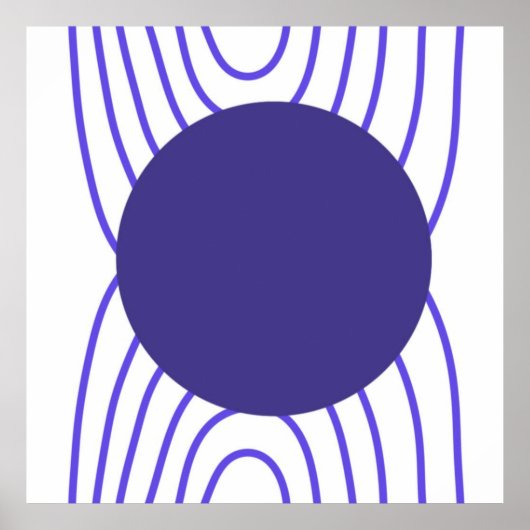 モダン抽象芸術 ポスター (正面)