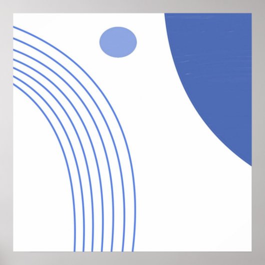 モダン抽象芸術 ポスター (正面)