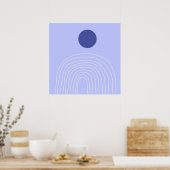 モダン抽象芸術 ポスター (キッチン)