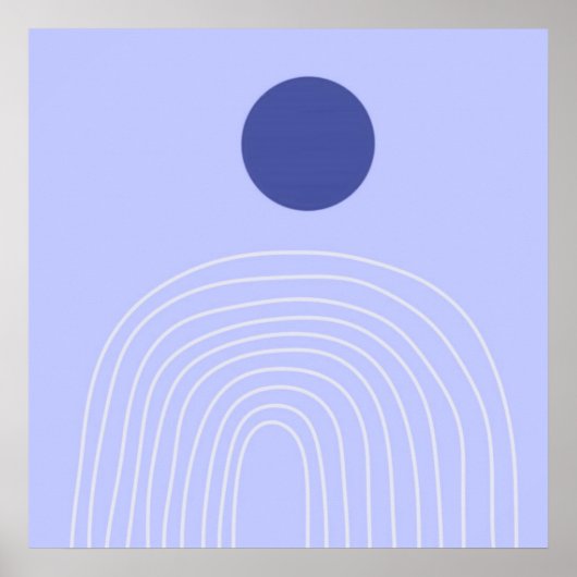 モダン抽象芸術 ポスター (正面)