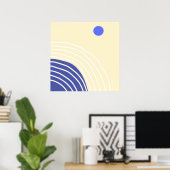 モダン抽象芸術 ポスター (ホームオフィス)