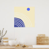 モダン抽象芸術 ポスター (キッチン)