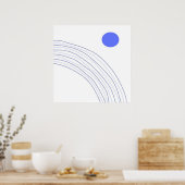 モダン抽象芸術 ポスター (キッチン)