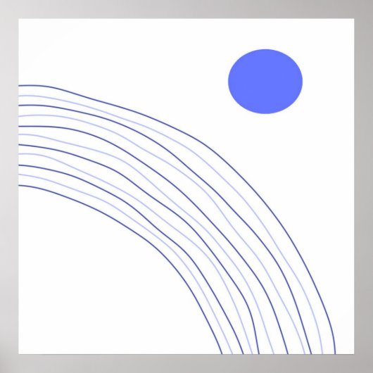 モダン抽象芸術 ポスター (正面)