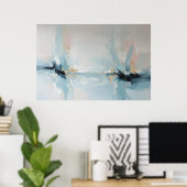 モダン抽象芸術 ポスター (ホームオフィス)