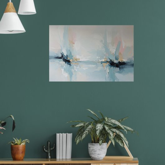 モダン抽象芸術 ポスター (リビング1)