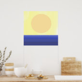 モダン抽象芸術 ポスター (キッチン)