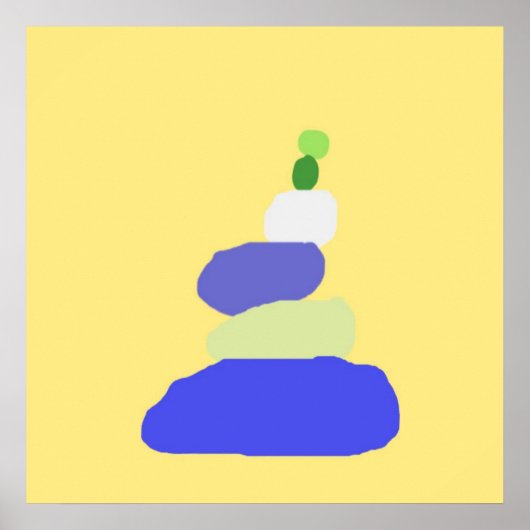 モダン抽象芸術 ポスター (正面)