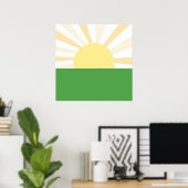 モダン抽象芸術 ポスター (ホームオフィス)