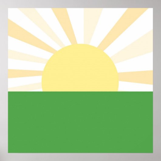 モダン抽象芸術 ポスター (正面)