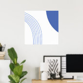 モダン抽象芸術 ポスター (ホームオフィス)