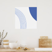 モダン抽象芸術 ポスター (キッチン)