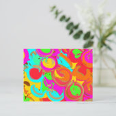 モダン抽象芸術 ポストカード (スタンド正面)