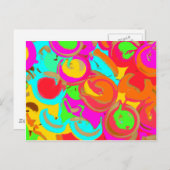 モダン抽象芸術 ポストカード (正面/裏面)