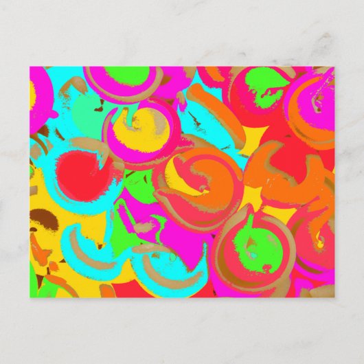 モダン抽象芸術 ポストカード (正面)