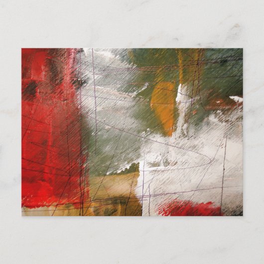 モダン抽象芸術 ポストカード (正面)
