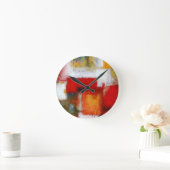 モダン抽象芸術 ラウンド壁時計 (ホーム)