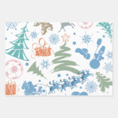 モダン抽象芸術 ラッピングペーパーシート (正面2)