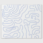 モダン抽象芸術 ラッピングペーパー (フラット)