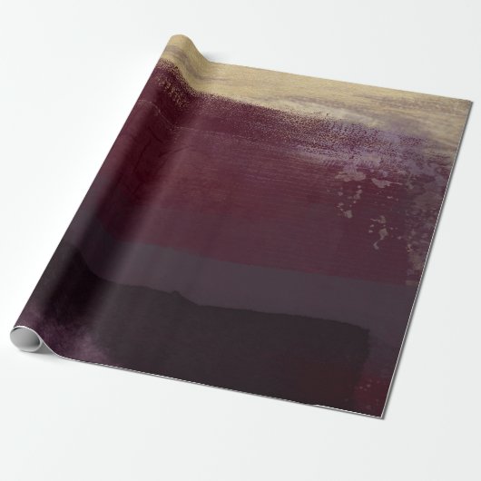 モダン抽象芸術 ラッピングペーパー (アンロールド)