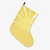 モダン抽象芸術 ラージクリスマスストッキング (正面 (吊り時))