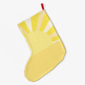 モダン抽象芸術 ラージクリスマスストッキング (裏面 (吊り時))