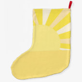 モダン抽象芸術 ラージクリスマスストッキング (裏面)