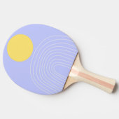 モダン抽象芸術 卓球ラケット (横)
