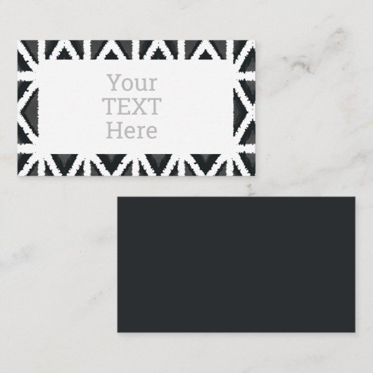 モダン抽象芸術 名刺 (正面/裏面)