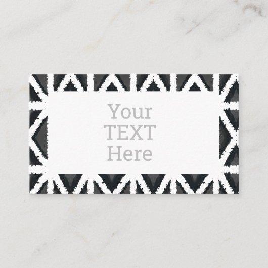 モダン抽象芸術 名刺 (正面)