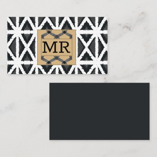 モダン抽象芸術 名刺 (正面/裏面)