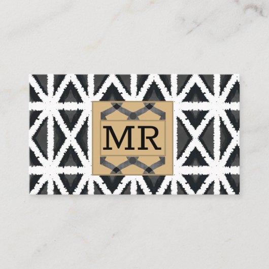 モダン抽象芸術 名刺 (正面)