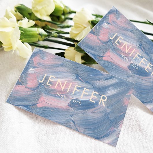 モダン抽象芸術 名刺