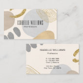 モダン抽象芸術 名刺 (正面/裏面)