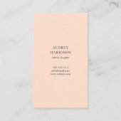 モダン抽象芸術 名刺 (裏面)