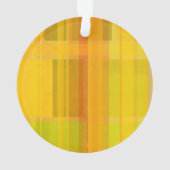 モダン抽象芸術 |柑橘系カラフルカラー オーナメント (裏面)